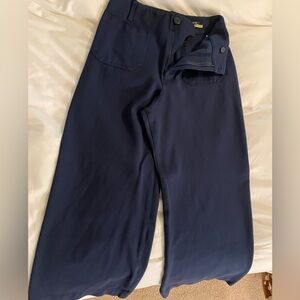 Navy Collette Pants